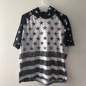 SWITCH • hooded shirt • Black Stars